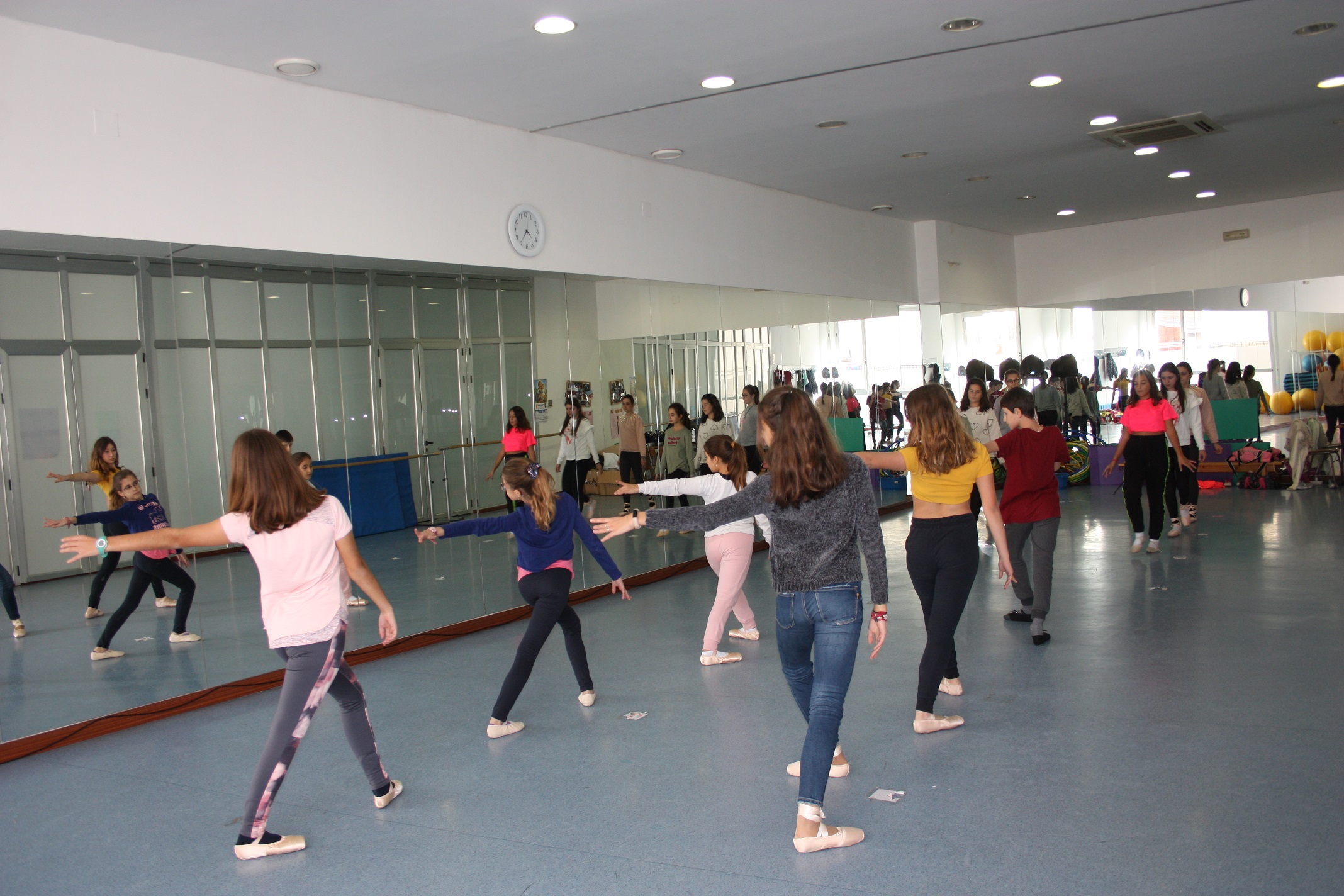 Alumnas de la Escuela de Danza de Miguel Esteban